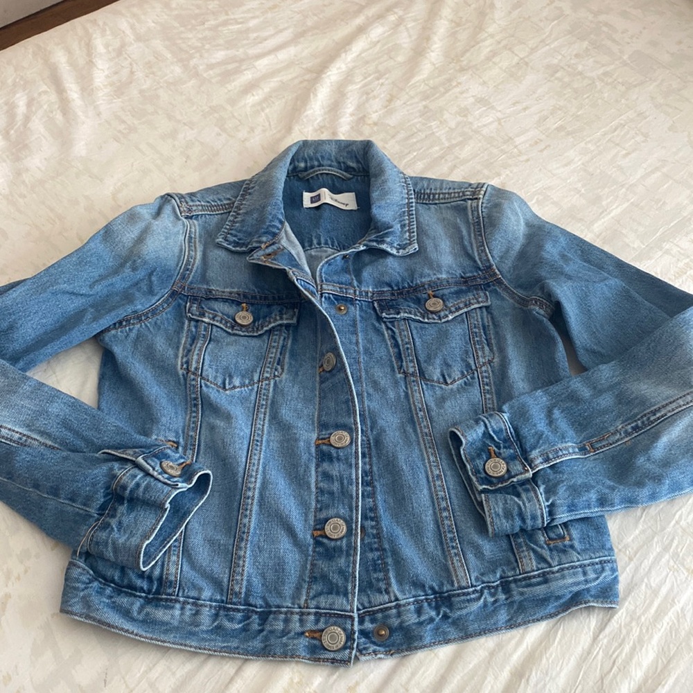 Gap Mickey mouse jean jacket
